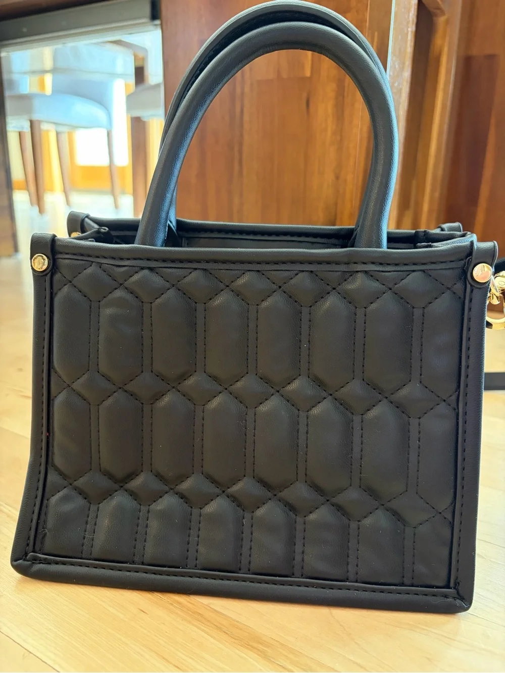 Steve Madden structured quilted